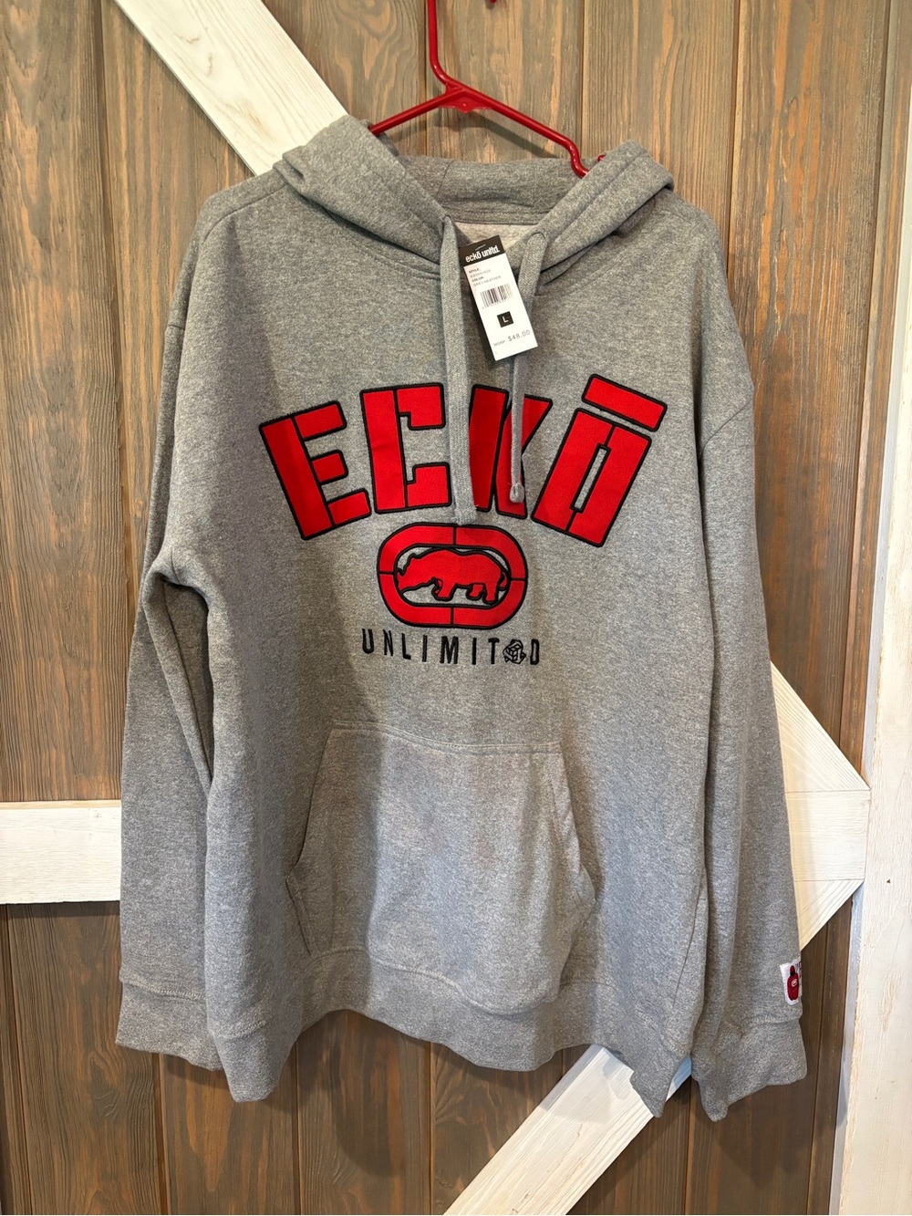Ecko Unltd Gray Men’s Hoodie Sz Large